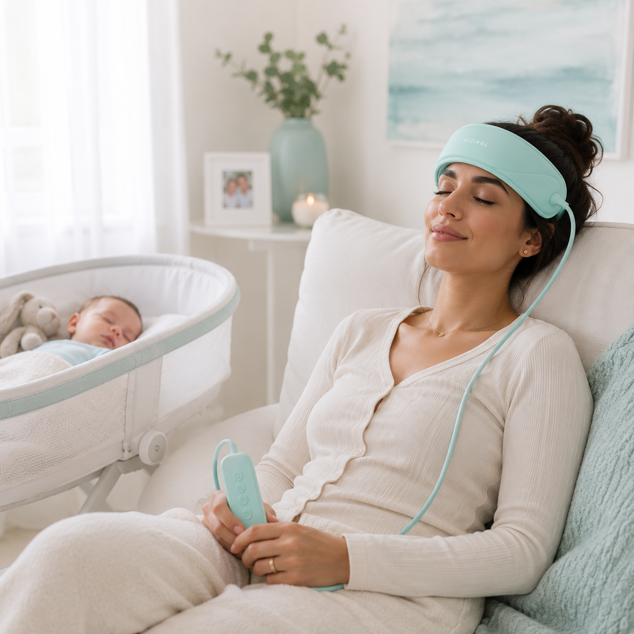 Nidaal Zen™ | Bandeau Massant Chauffant Anti-Stress & Migraine